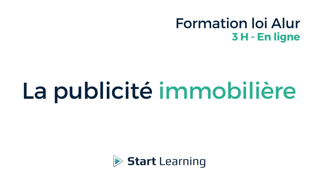 La publicite immobiliere 3H en ligne